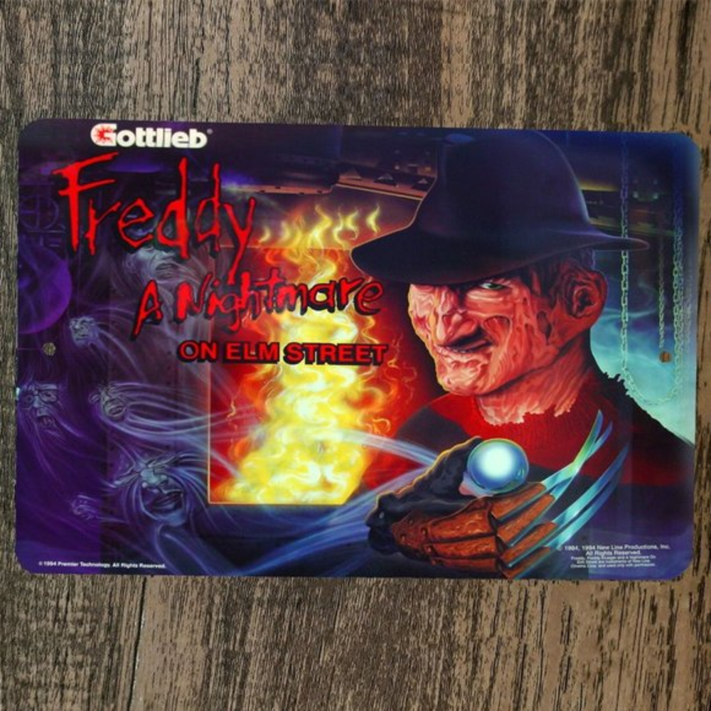 Freddy a Nightmare on Elm Street 8x12 Metal Wall Sign‎ Video Game Poster
